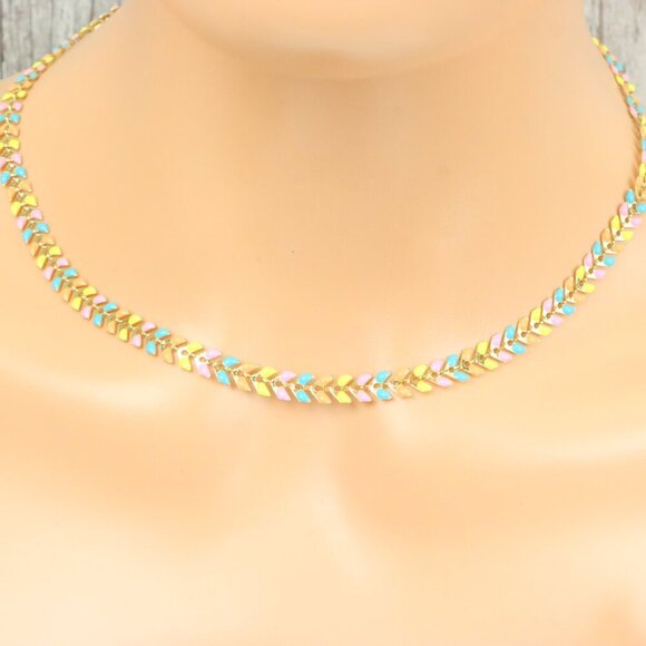 "Minimalist Necklace Chain, Elegant Jewelry for Women & Girls | MLCRC2005 - Picture 7 of 10